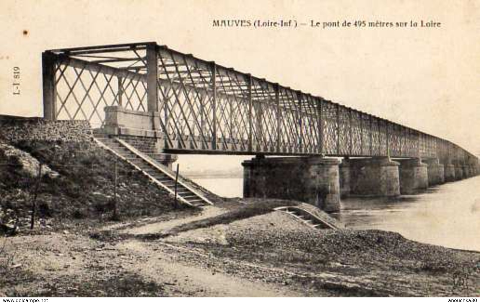 44 - MAUVES - LE PONT DE 495 M SUR LA LOIRE - Mauves-sur-Loire