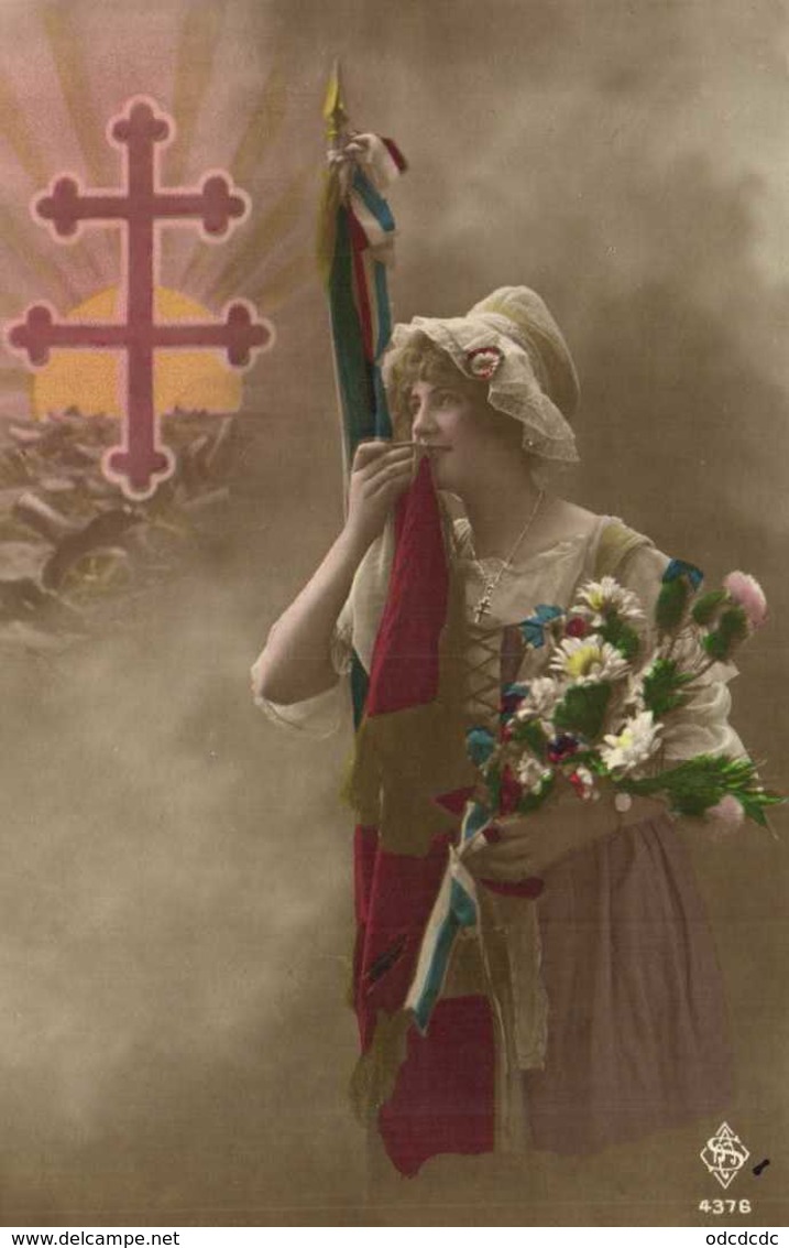 Patriotique Jeune Lorraine Drapeau Francais Croix De Lorraine RV - Heimat