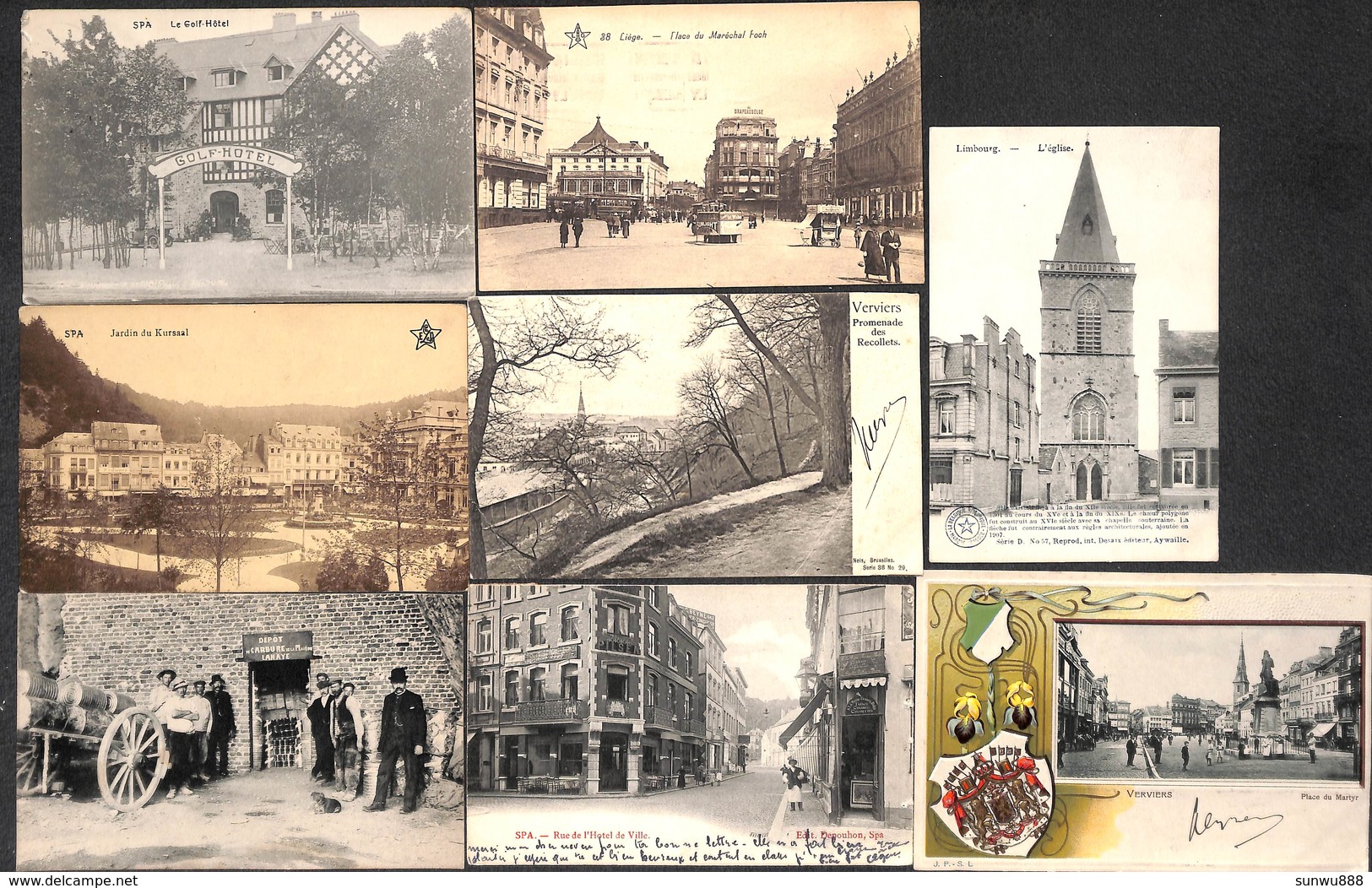 Liège (Province) - Lot 41  Cartes  (Expo Spa Chevremont Esneux Verviers Aywaille Elsenborn Nonceveux.. Prix Attractif !) - Autres & Non Classés