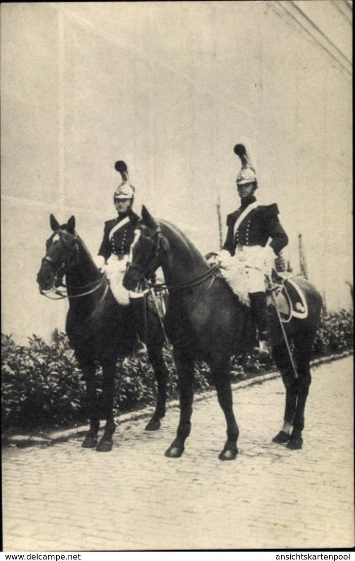 Cp Belgique, Fete Militaire Du Centenaire, Carabiniers No 2 1815 - Autres & Non Classés