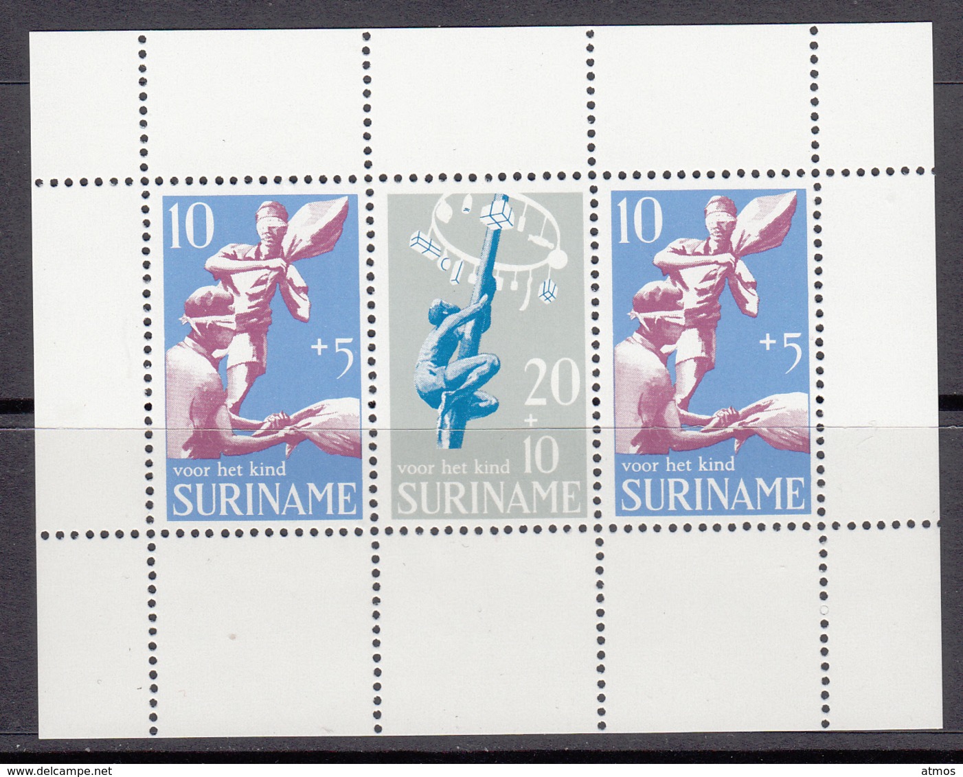 Suriname MNH NVPH Nr Block 9 From 1969 / Catw 1.50 EUR - Surinam