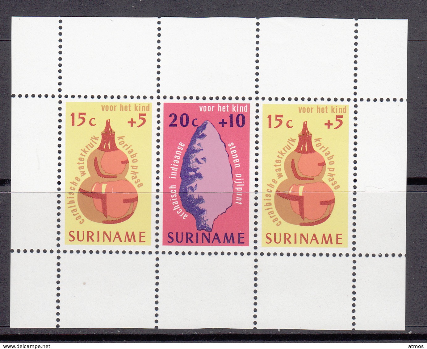 Suriname MNH NVPH Nr Block 15 From 1975 / Catw 2.60 EUR - Suriname