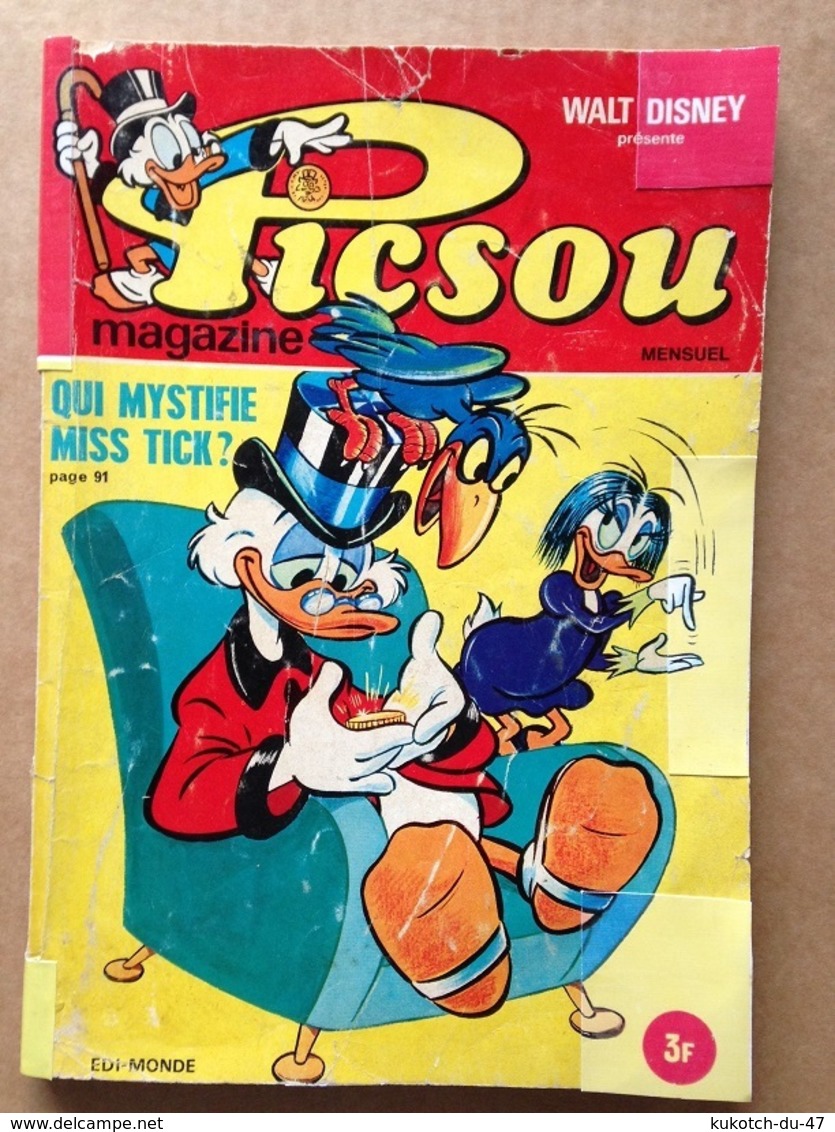 Disney - Picsou Magazine - Année 1974 - N°25 - Picsou Magazine