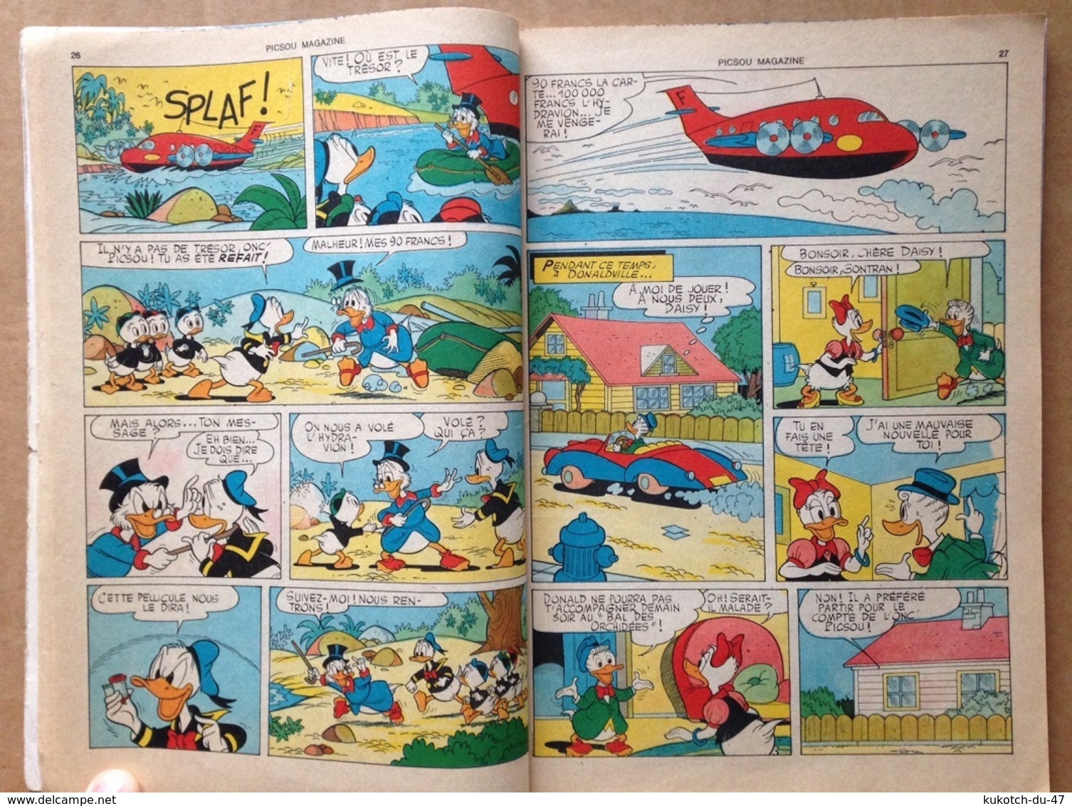 Disney - Picsou Magazine - Année 1975 - N°35 (avec Grand Défaut D'usure) - Picsou Magazine