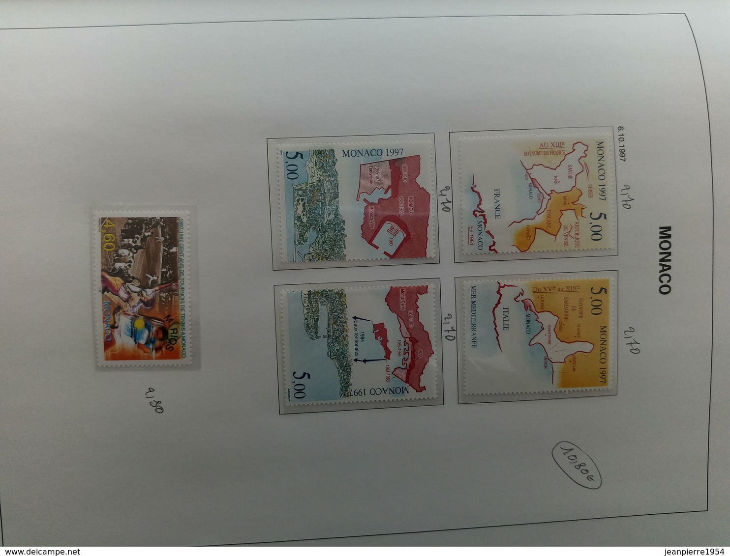 Timbres Monaco Neufxxx - Collections (with Albums)