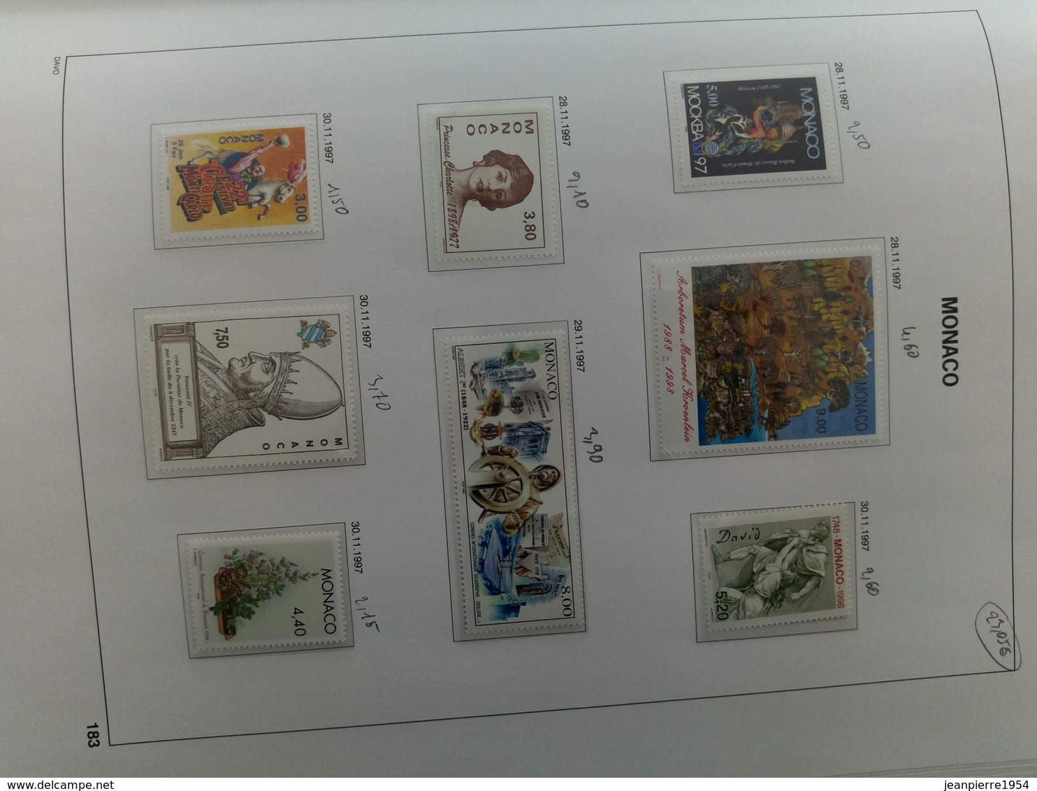 Timbres Monaco Neufxxx - Collections (with Albums)