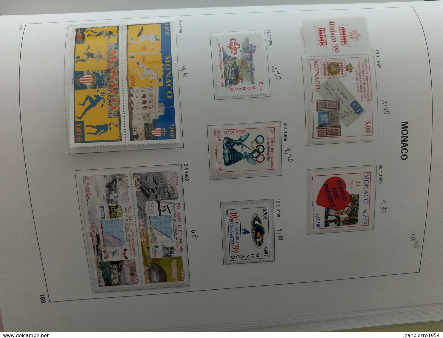 Timbres Monaco Neufxxx - Collections (with Albums)