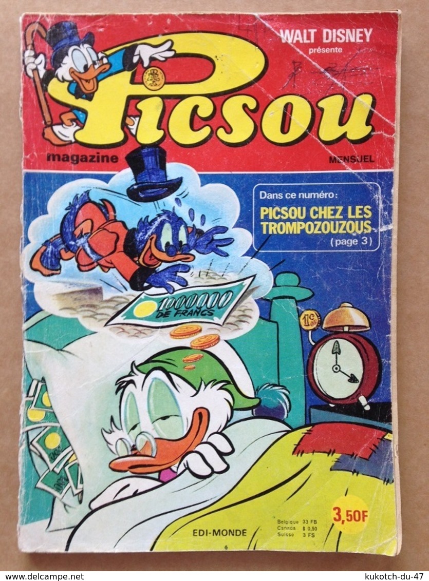 Disney - Picsou Magazine - Année 1975 - N°38 - Picsou Magazine