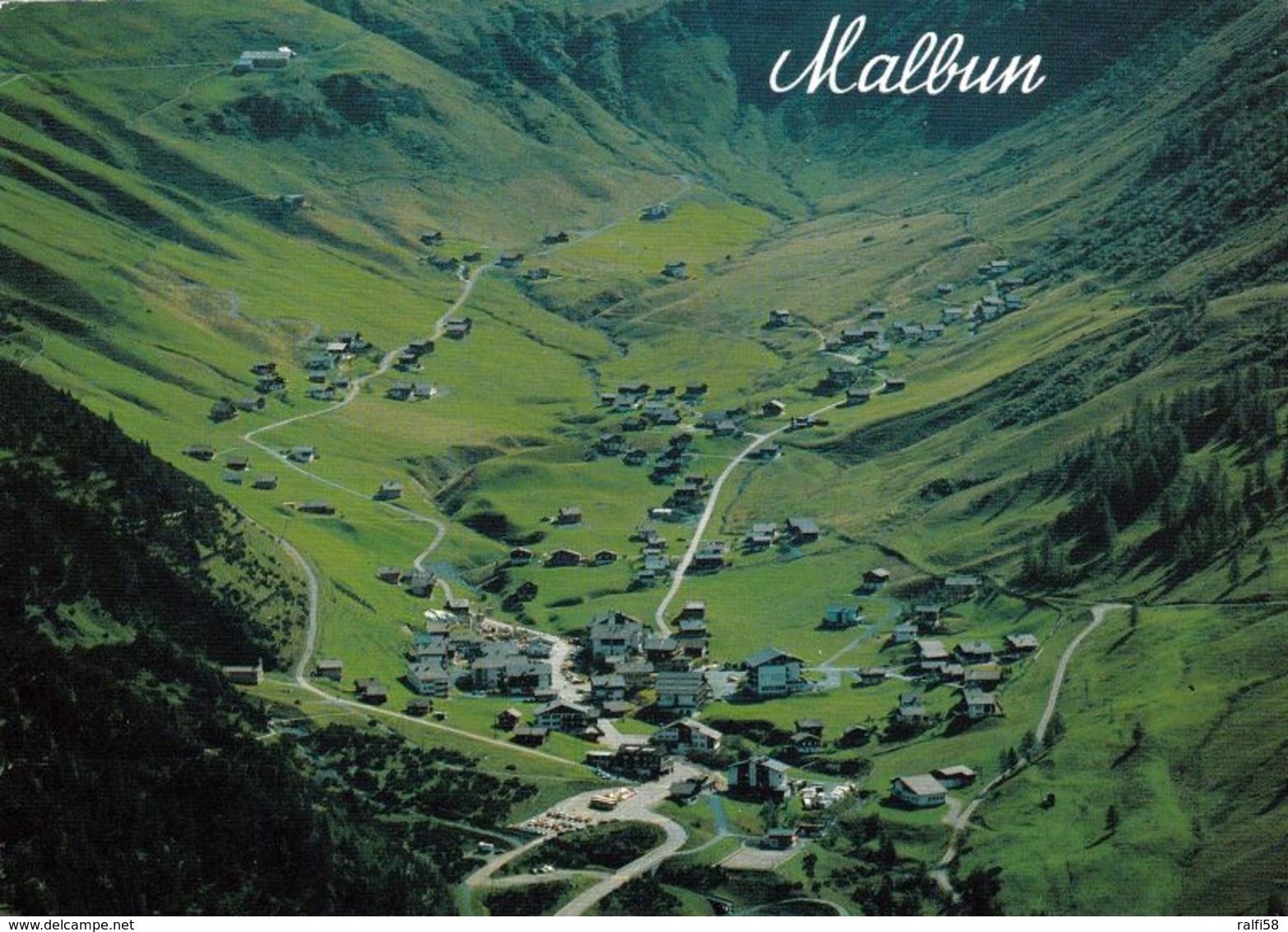 1 AK Liechtenstein * Luftbildaufnahme Von Malbun - Eine Exklave Der Gemeinde Triesenberg Im Fürstentum Liechtenstein * - Liechtenstein