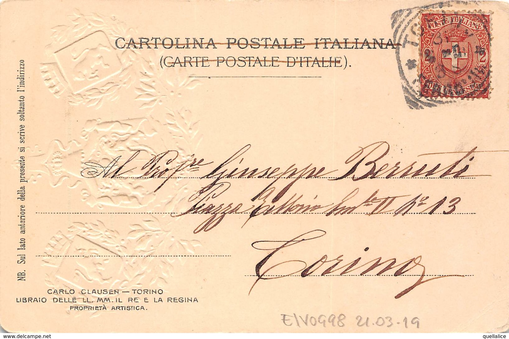 1186 "TORINO - GRAN MADRE DI DIO E MONTE DEI CAPPUCCINI - FREGI IN RILIEVO"  CART SPED - Kirchen