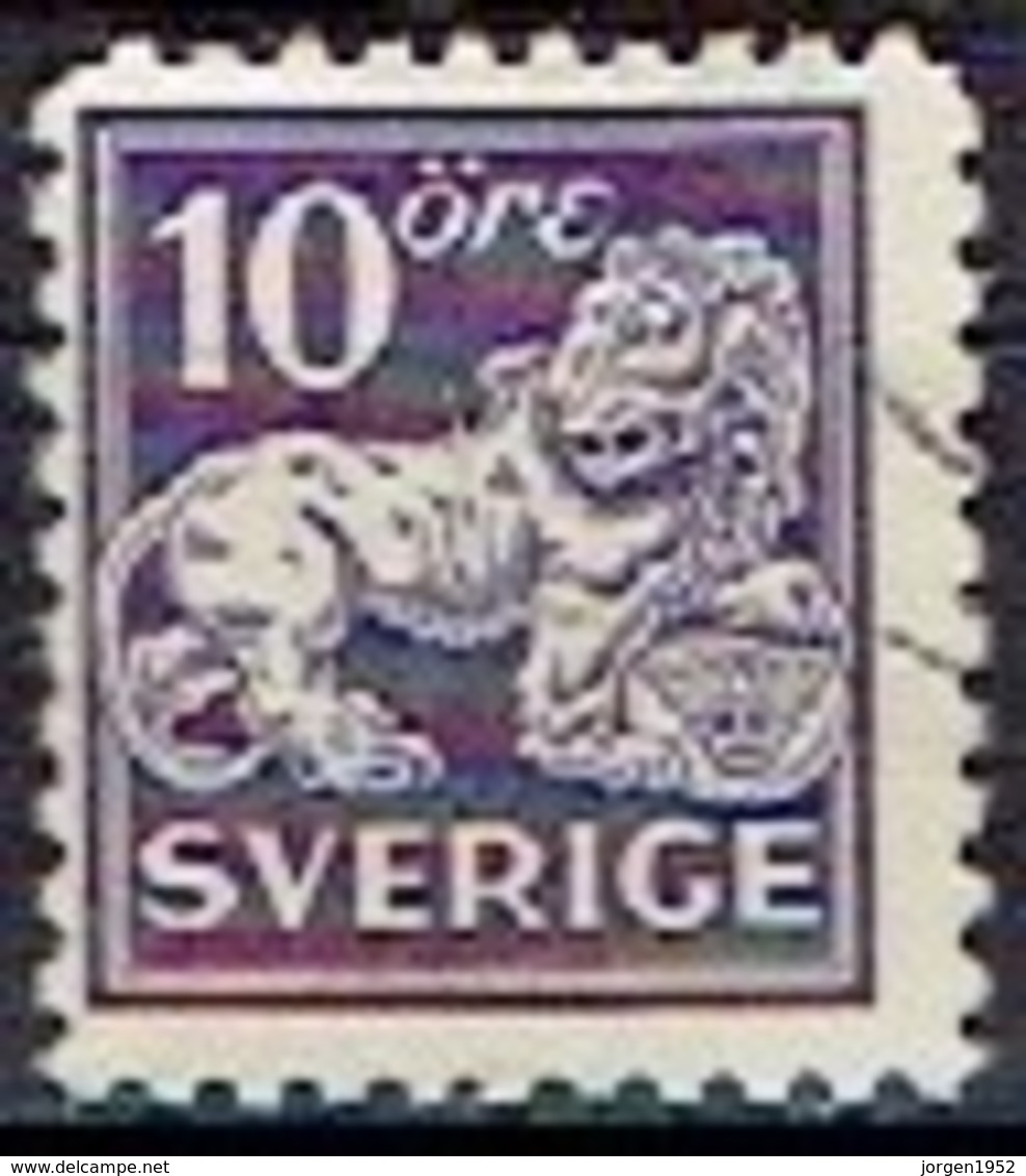 SWEDEN # FROM 1925 STAMPWORLD 190B  TYPE II - Usati