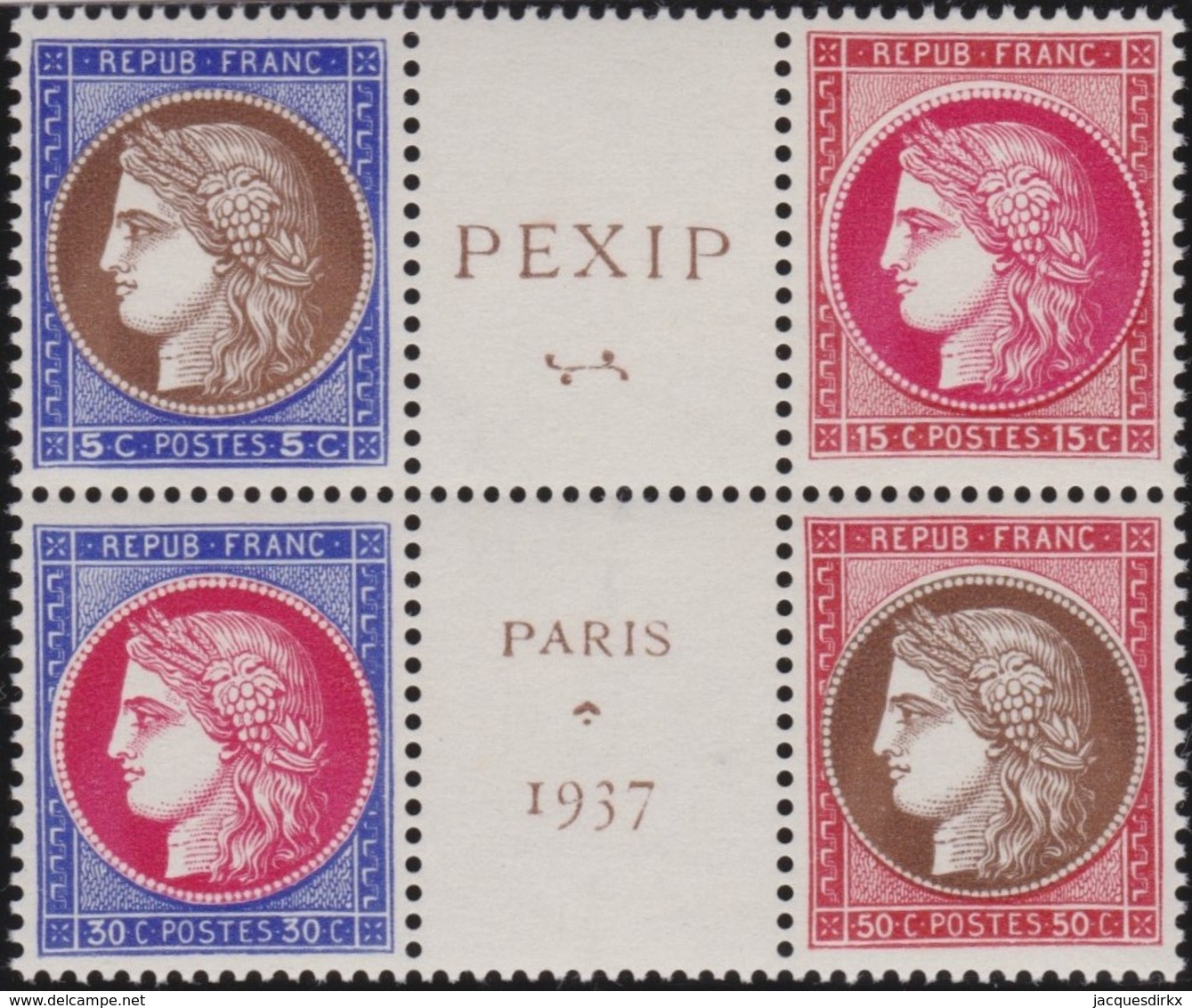 France  .    Yvert     .   348/351  (2 Scans)      .     **   .     Neuf  SANS  Charniere  .   /   .  MNH - Neufs