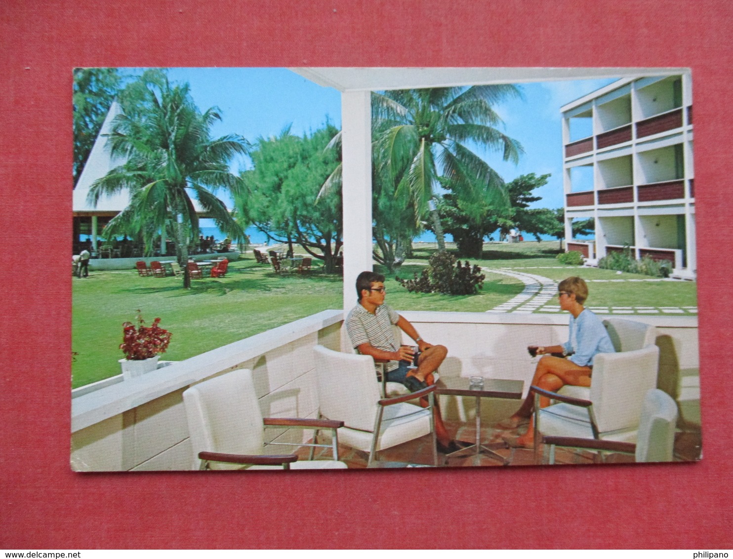 Accra Beach Hotel Rockley Barbados   Stamp  & Cancel   -ref 3412 - Barbados