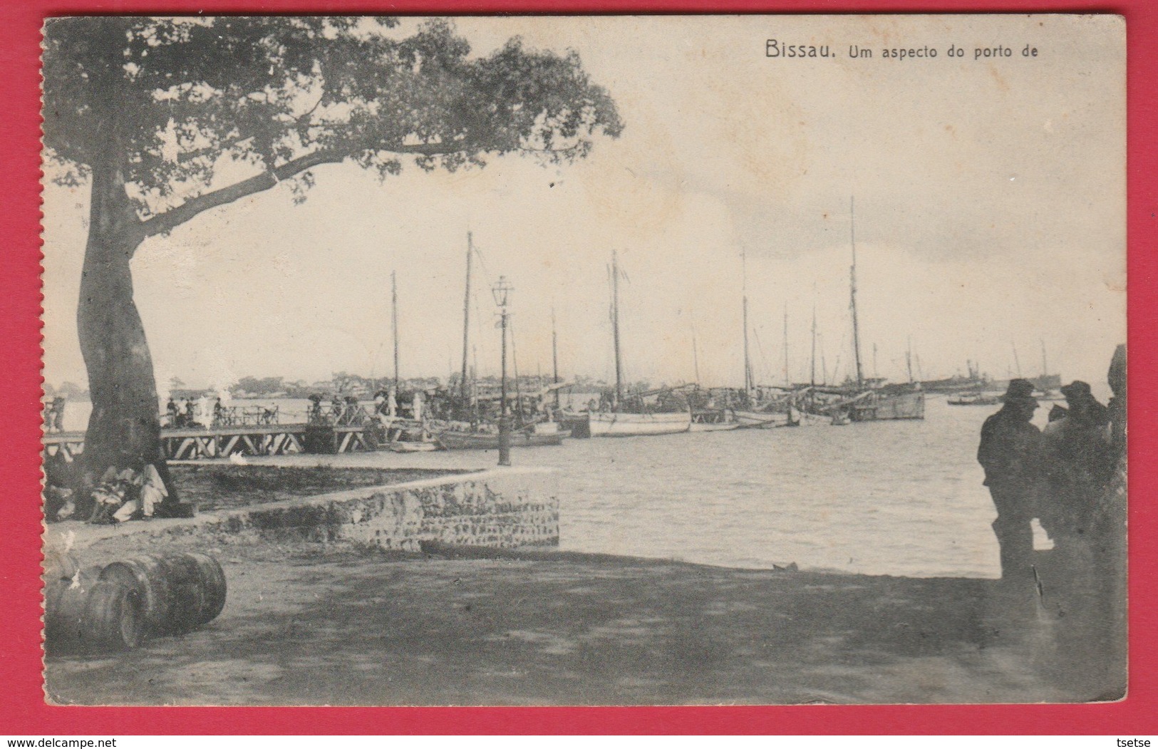 Bissau - Um Aspecto Do Porto De -1913  (see Reverse ) - Guinea Bissau