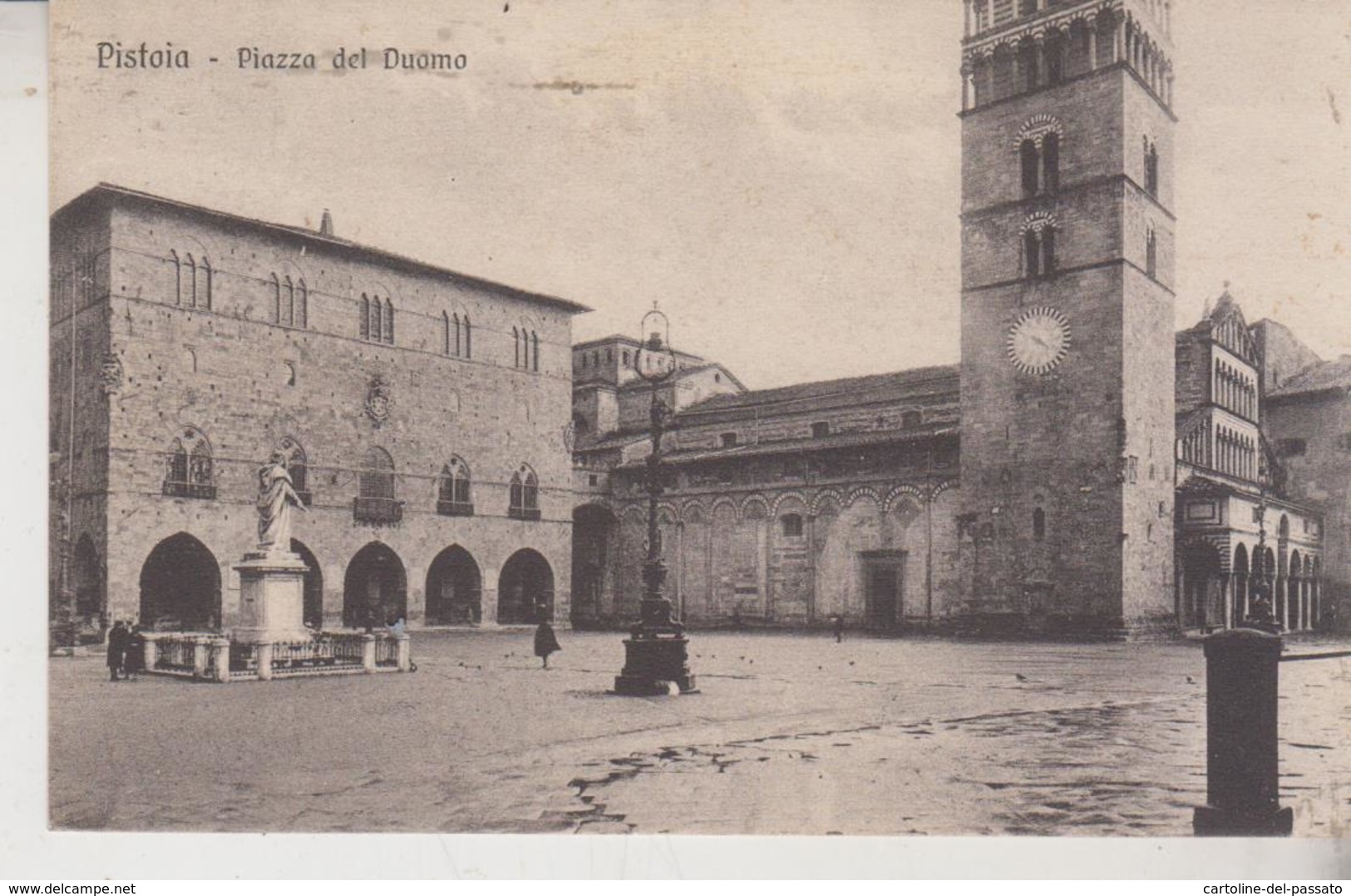 PISTOIA PIAZZA DEL DUOMO AUTENTICA 1930 - Pistoia