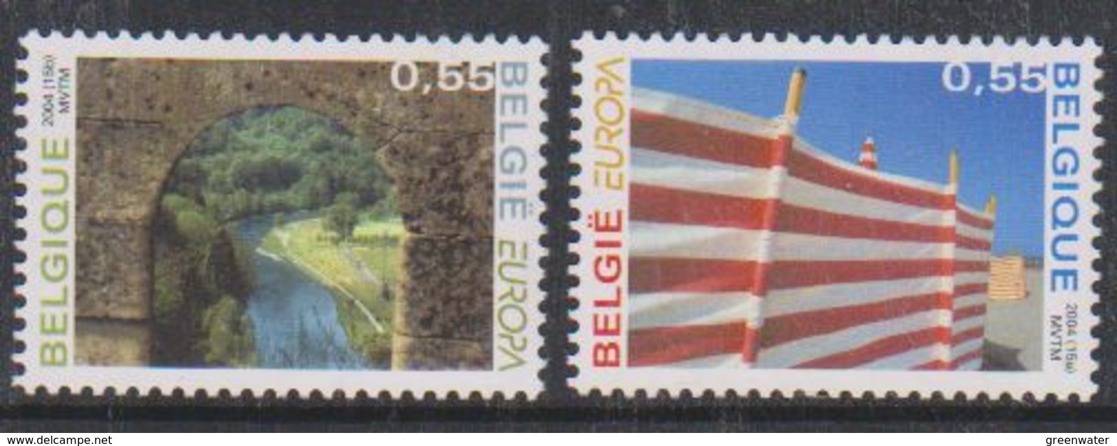 Europa Cept  2004 Belgium 2v  ** Mnh (43044) - 2004