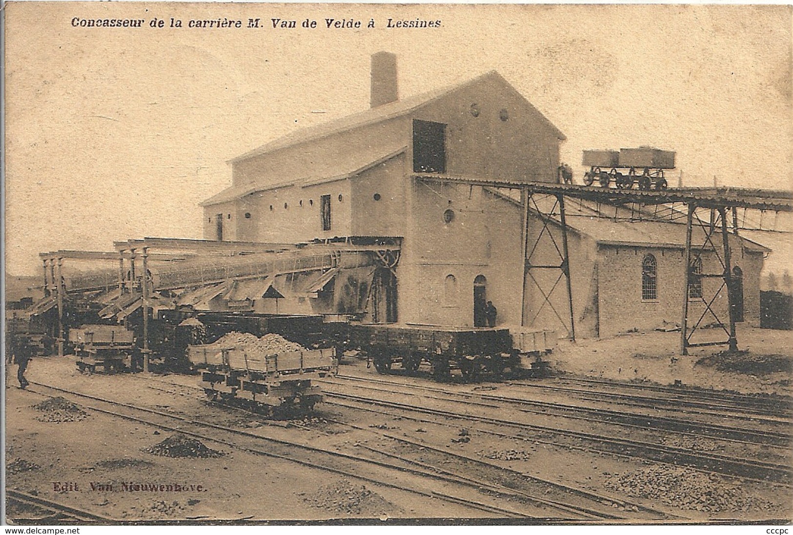 CPA Lessines Concasseur De La Carrière M Van De Velde - Lessines