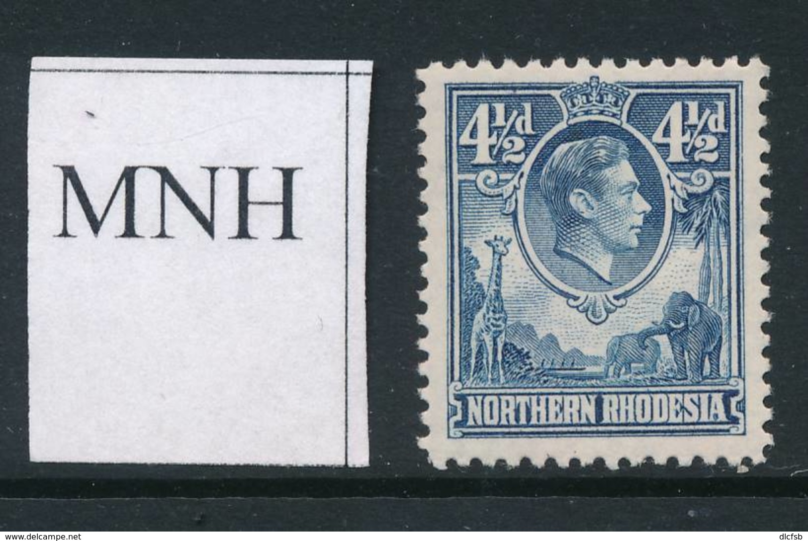 NORTHERN RHODESIA, 1938 4½d Unmounted Mint MNH - Northern Rhodesia (...-1963)