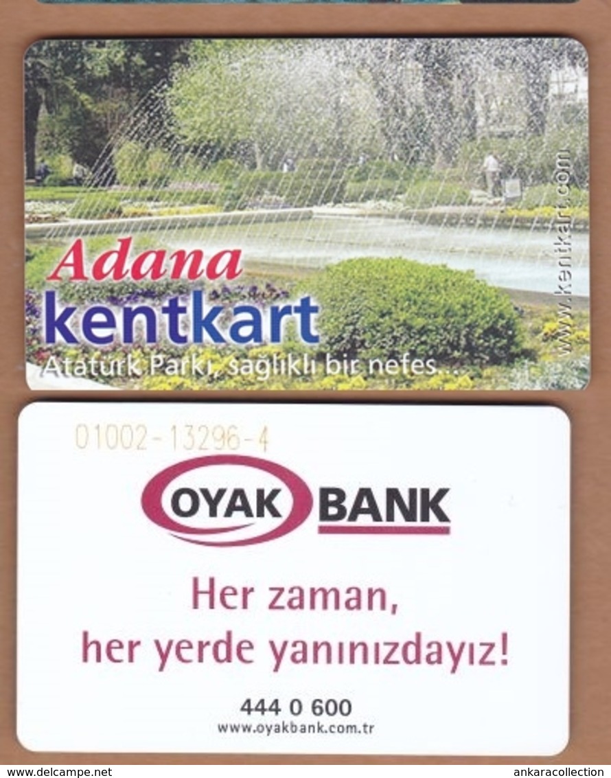 AC - MULTIPLE RIDE METRO, BUS, PASSENGER FERRY, TRAM PLASTIC CARD ATATURK PARK ADANA, TURKEY PUBLIC TRANSPORTATION - Autres & Non Classés