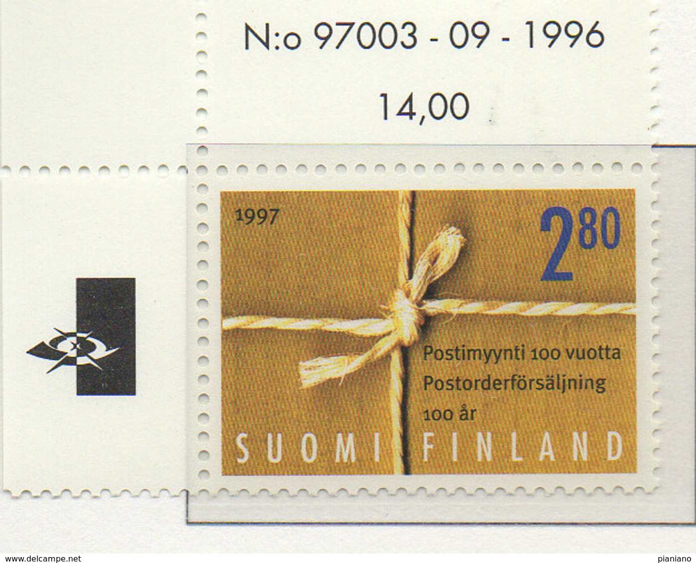 PIA - FINL  - 1997 : Centenario Della Vendita Per Corrispondenza In Finlandia - (Yv 1335) - Ongebruikt