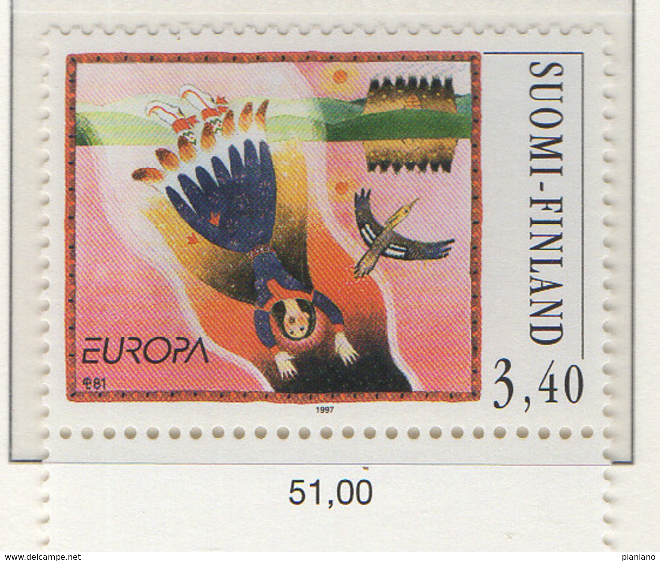 PIA  - FINLANDIA  - 1997  : Europa - Storie E Leggende    (Yv  1346-47) - 1997
