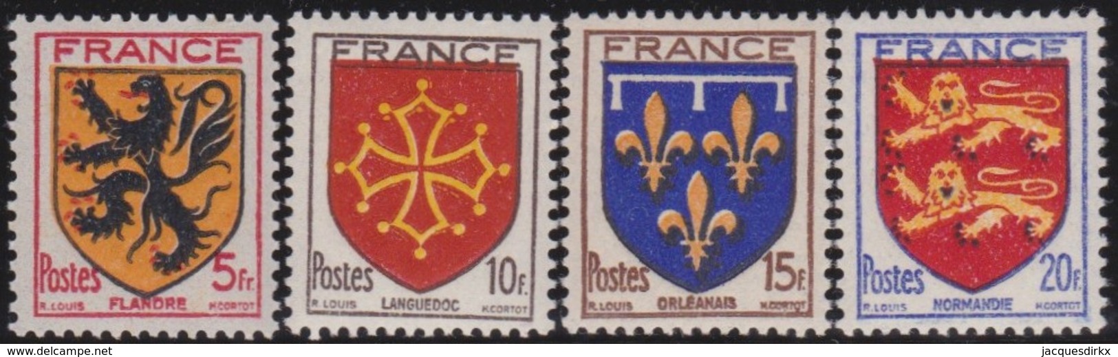 France  .    Yvert     .      602/605         .    **    .     Neuf  SANS  Charniere  .   /   .  MNH - Ongebruikt