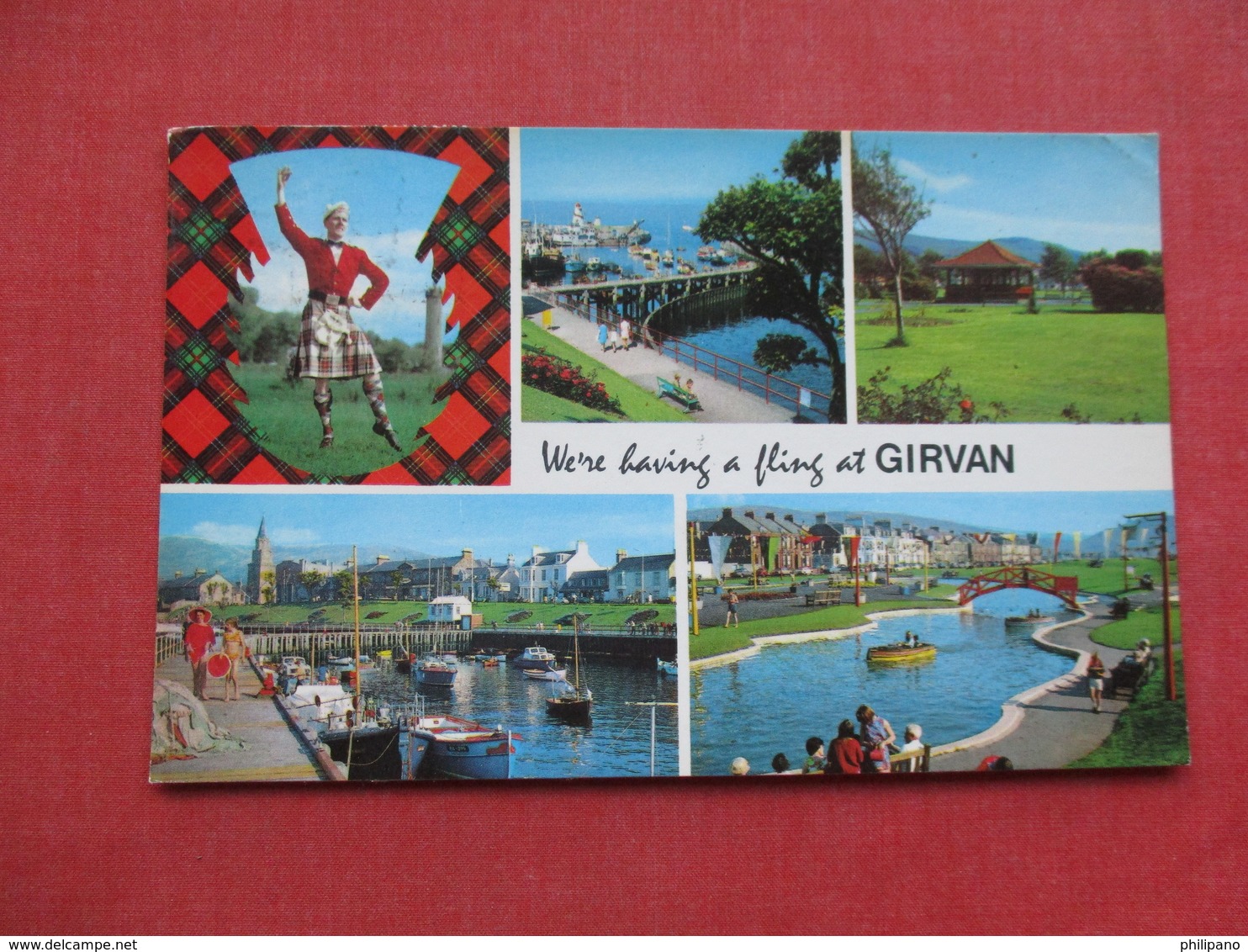 United Kingdom > Scotland > Ayrshire Girvan   Stamp  & Cancel   -ref 3412 - Ayrshire