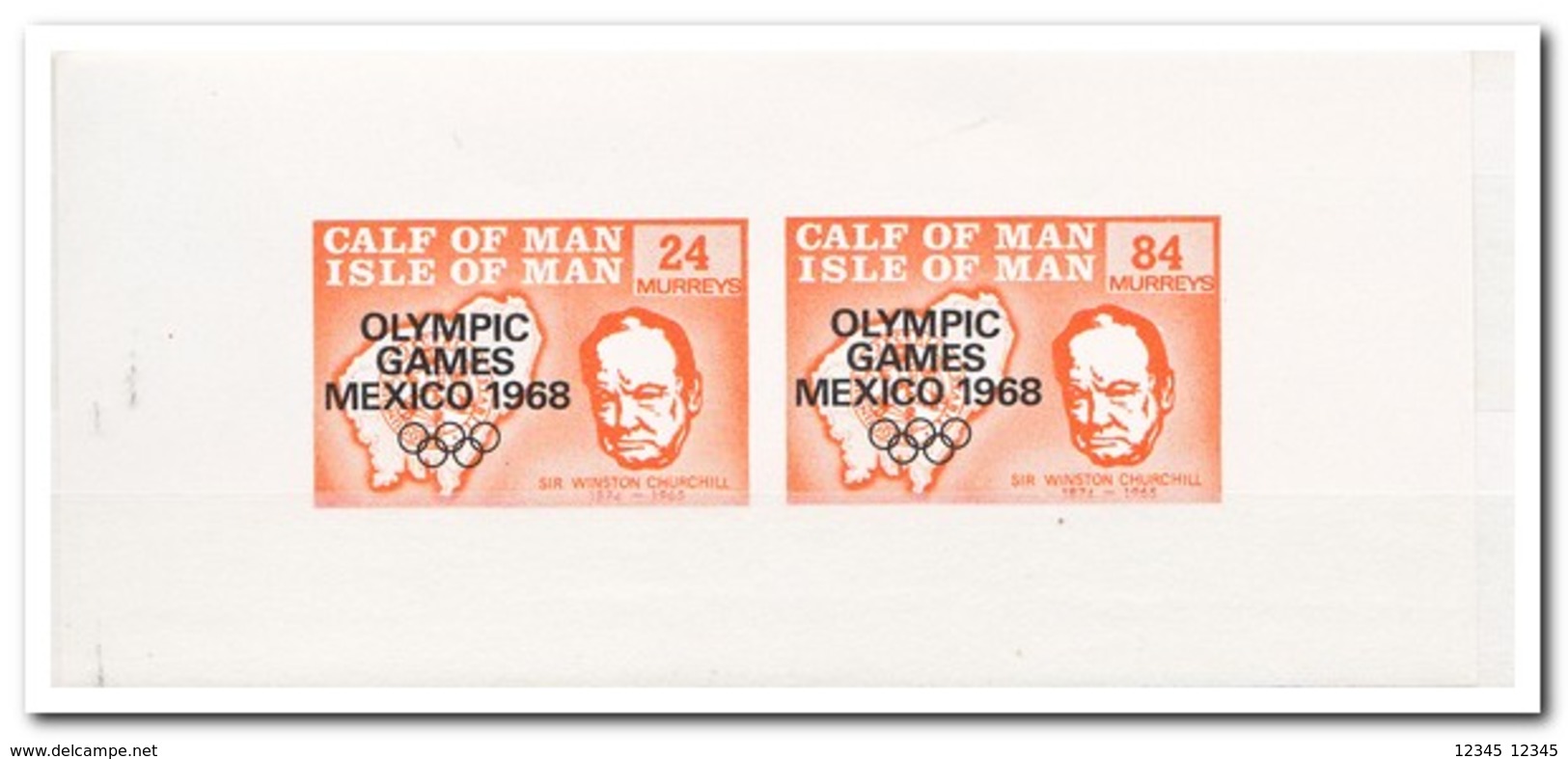 Calf Of Man 1968, Postfris MNH, Churchill, Commonwealth Games 1970 - Man (Ile De)