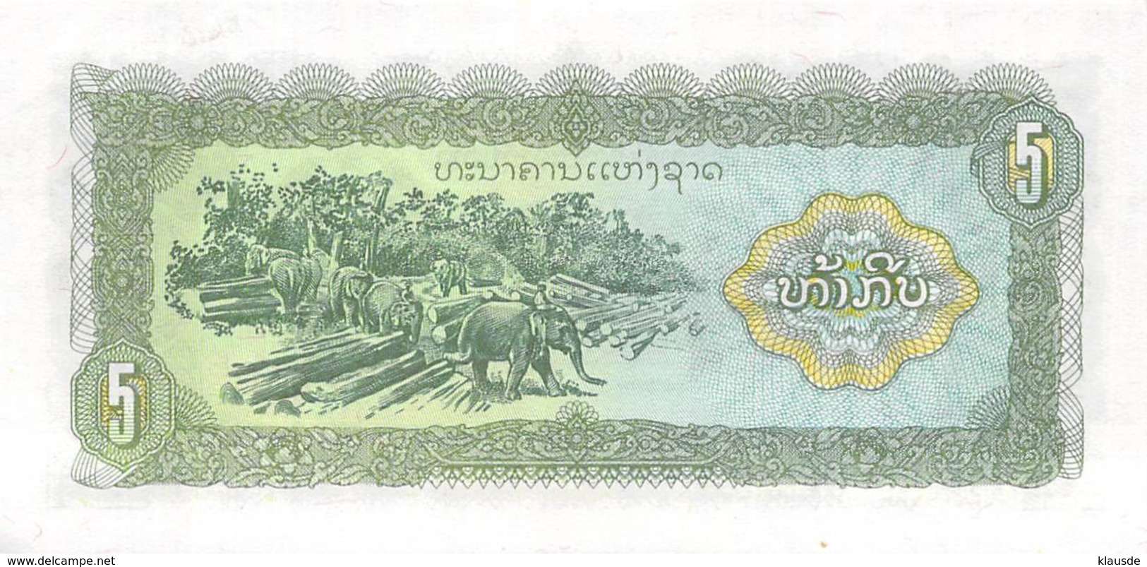 5 KIP Laos UNC - Laos