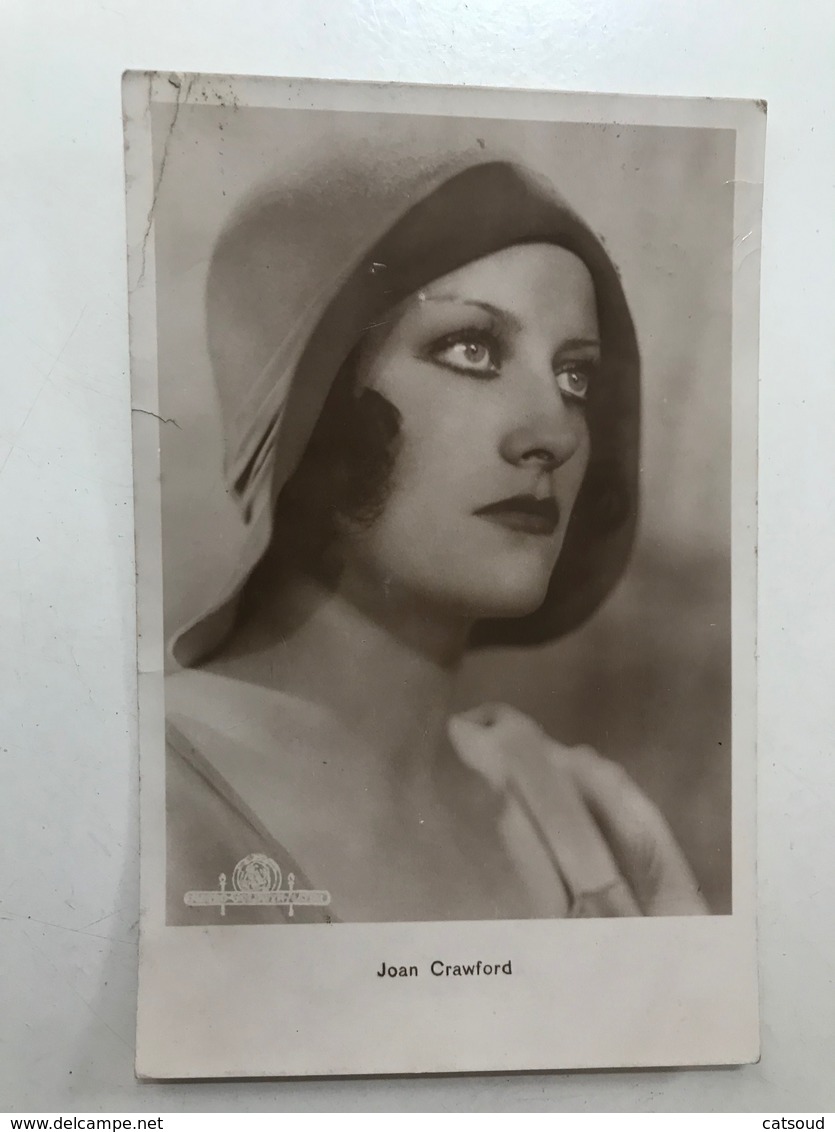 Carte Postale Ancienne Joan Crawford "Les + Beaux Films Sont Interprétés Par Les Stars De La Metro GOLDWYN Mayer" - Artistes