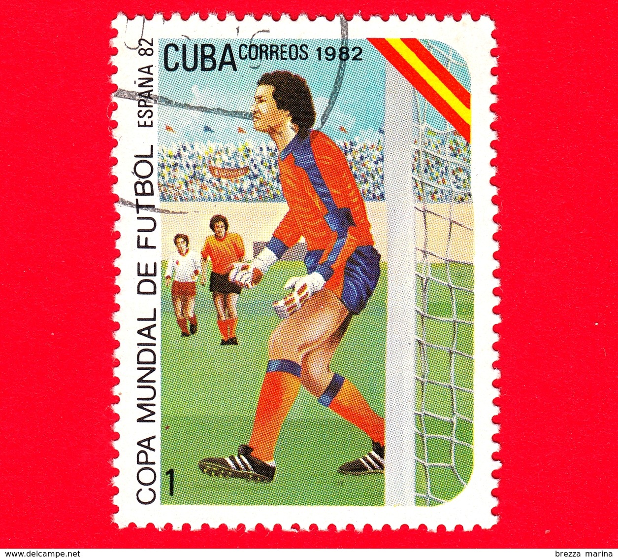 CUBA - Nuovo Obl. - 1982 - Coppa Del Mondo Di Calcio,  Spagna 1982 - 1 - Nuovi