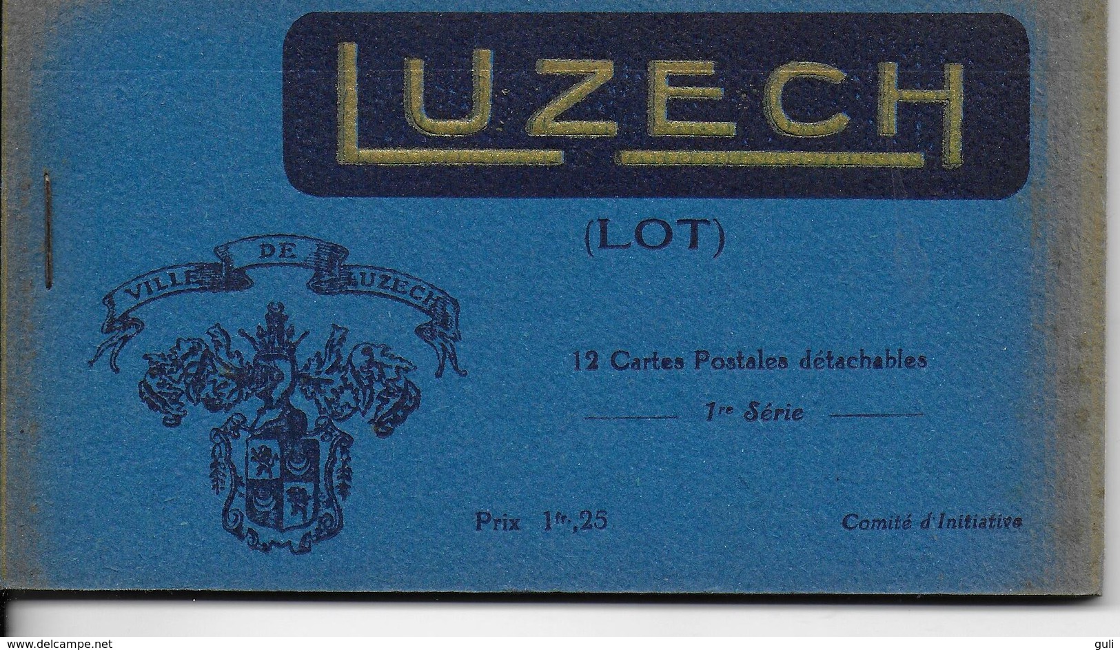 46] Lot > LUZECH  Carnet De 12  (cpa) Cartes  Détachables  1ère Série  * PRIX FIXE - Luzech