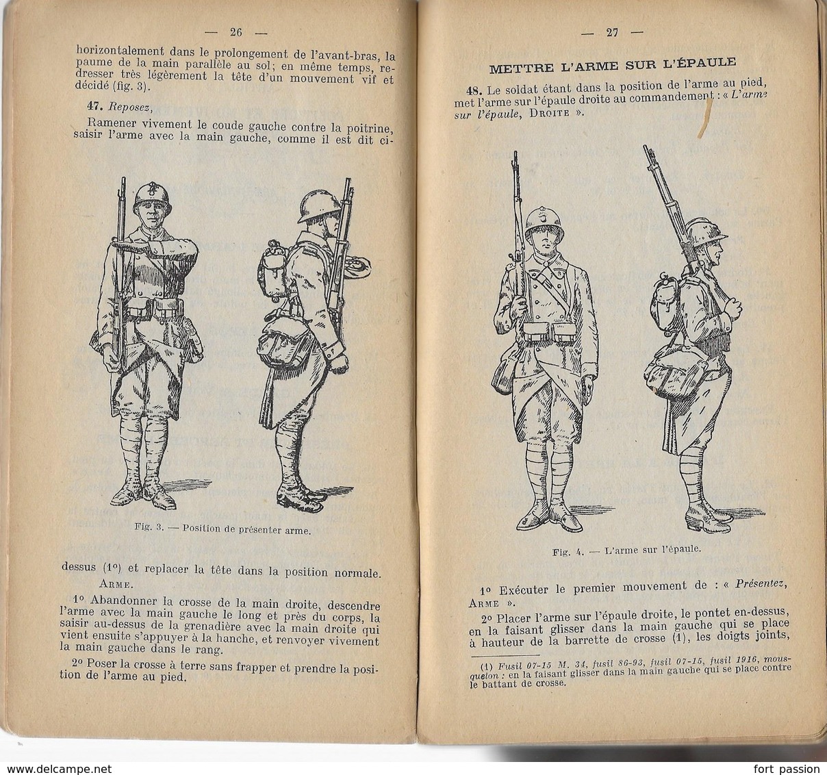 N° 44 Livre D'instruction Pour Les Unités De Fusiliers  Voltigeurs - French