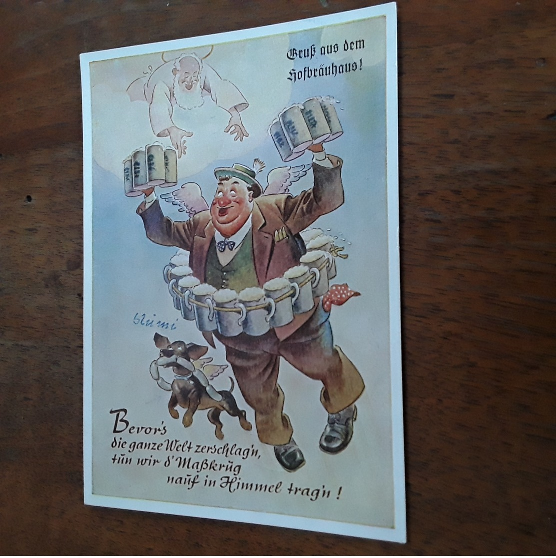 Cartolina Postale 1960, Gruss Vom Oktoberfest - Manifestations