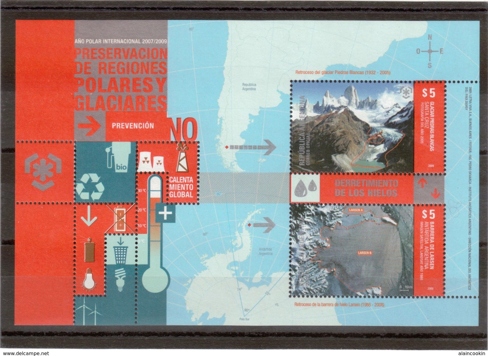 M28 - ARGENTINE - BF104** De 2009. Fonte De La Glace. - Unused Stamps