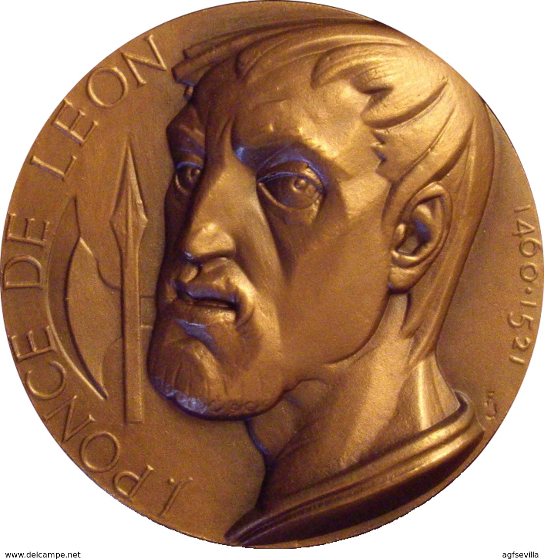 ESPAÑA. MEDALLA F.N.M.T. JUAN PONCE DE LEÓN. 1.987. BRONCE. ESPAGNE. SPAIN MEDAL - Profesionales/De Sociedad