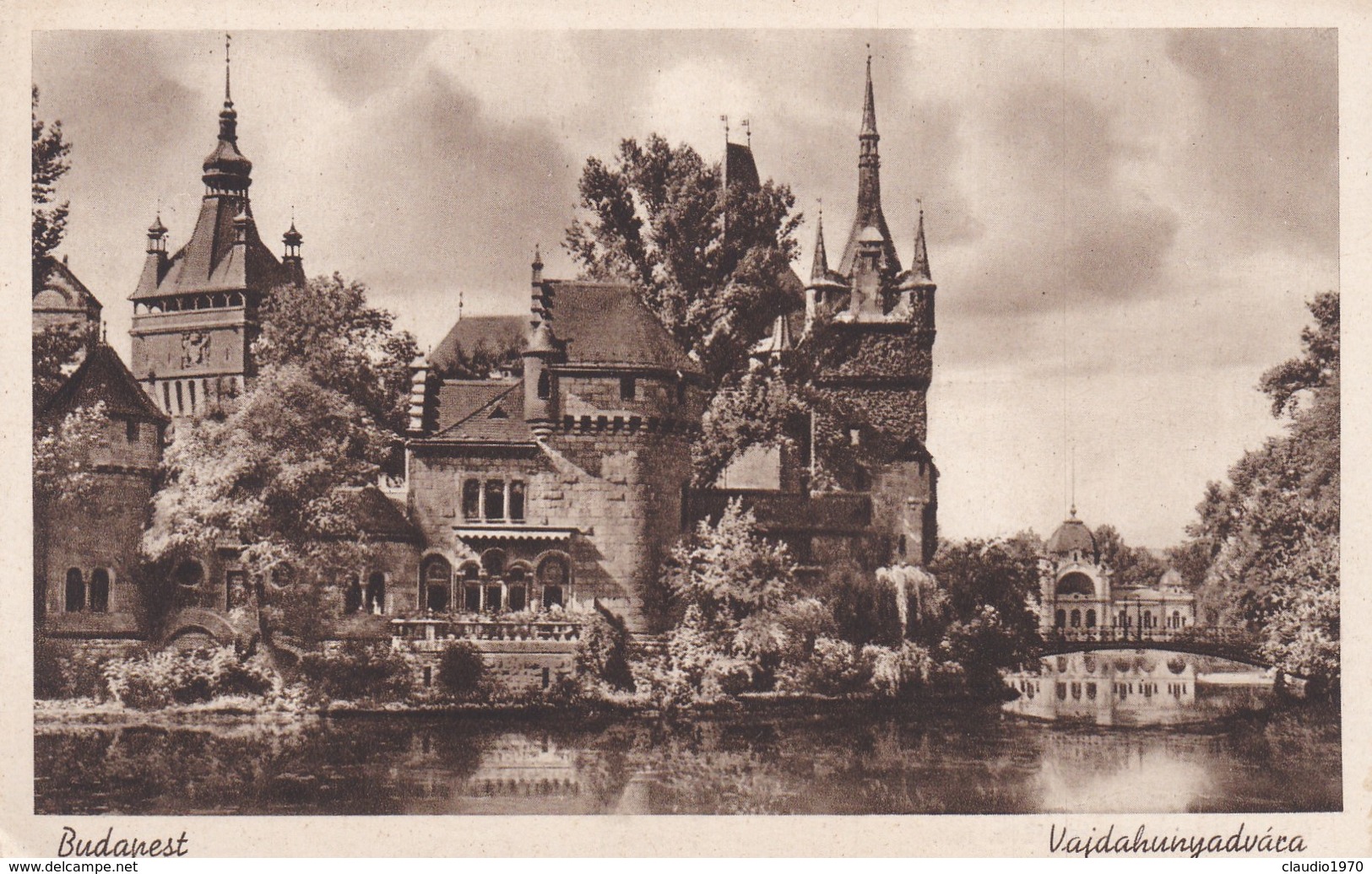 CARTOLINA - POSTCARD - UNGHERIA - BUDAPEST - SCHLOSS - VAJDAHUNYAD - Hungary