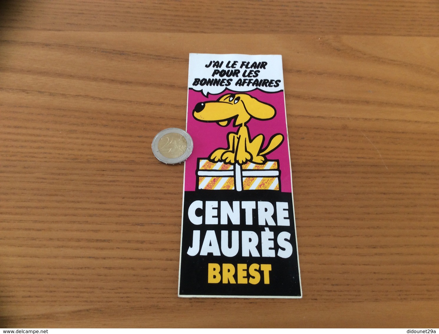 AUTOCOLLANT, Sticker « CENTRE JAURÈS - BREST (29) » (chien) - Autocollants