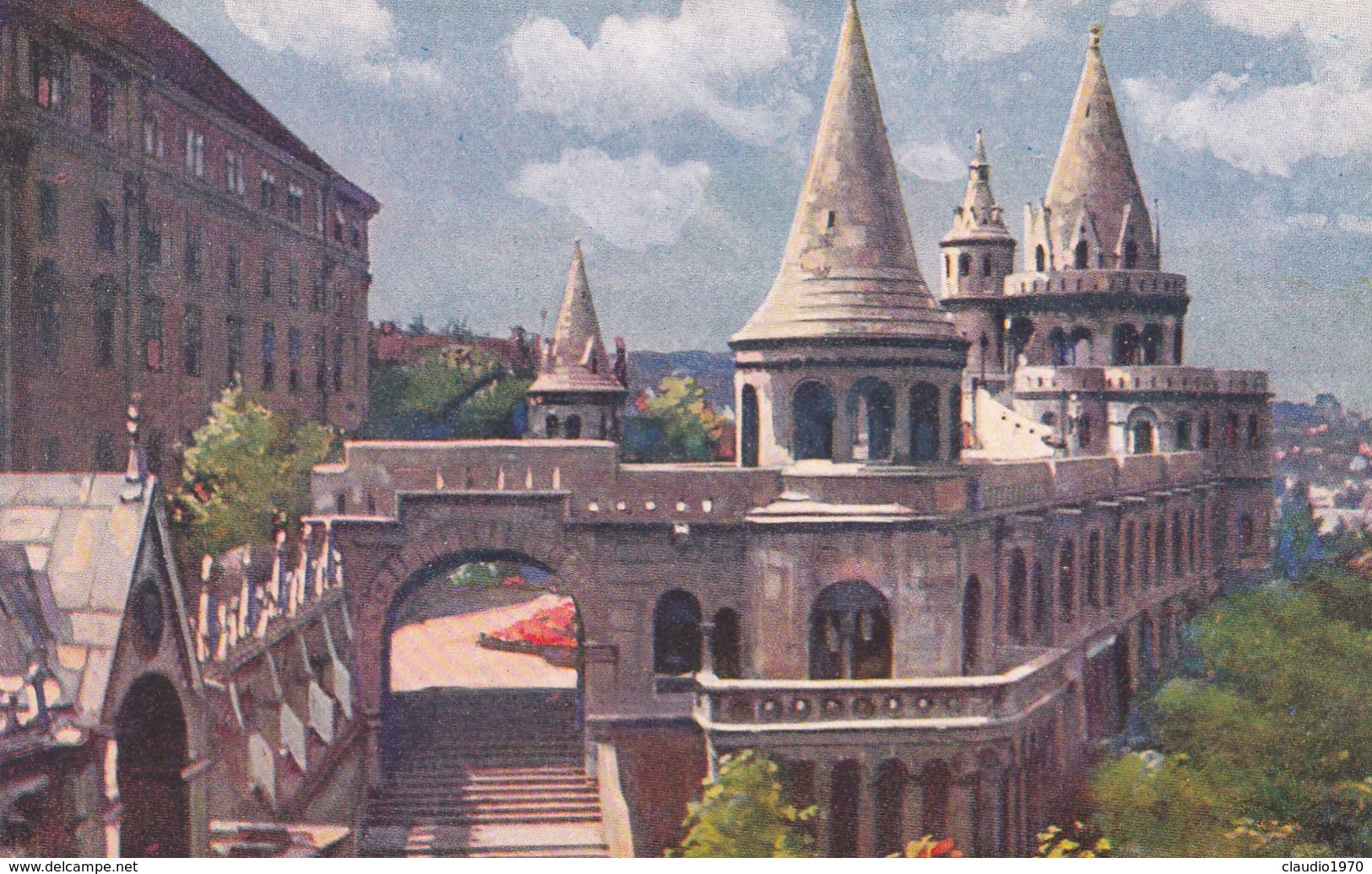 CARTOLINA - POSTCARD - UNGHERIA - BUDAPEST - LO STORICO , BASTIONE DEI PESCATORI - Ungheria