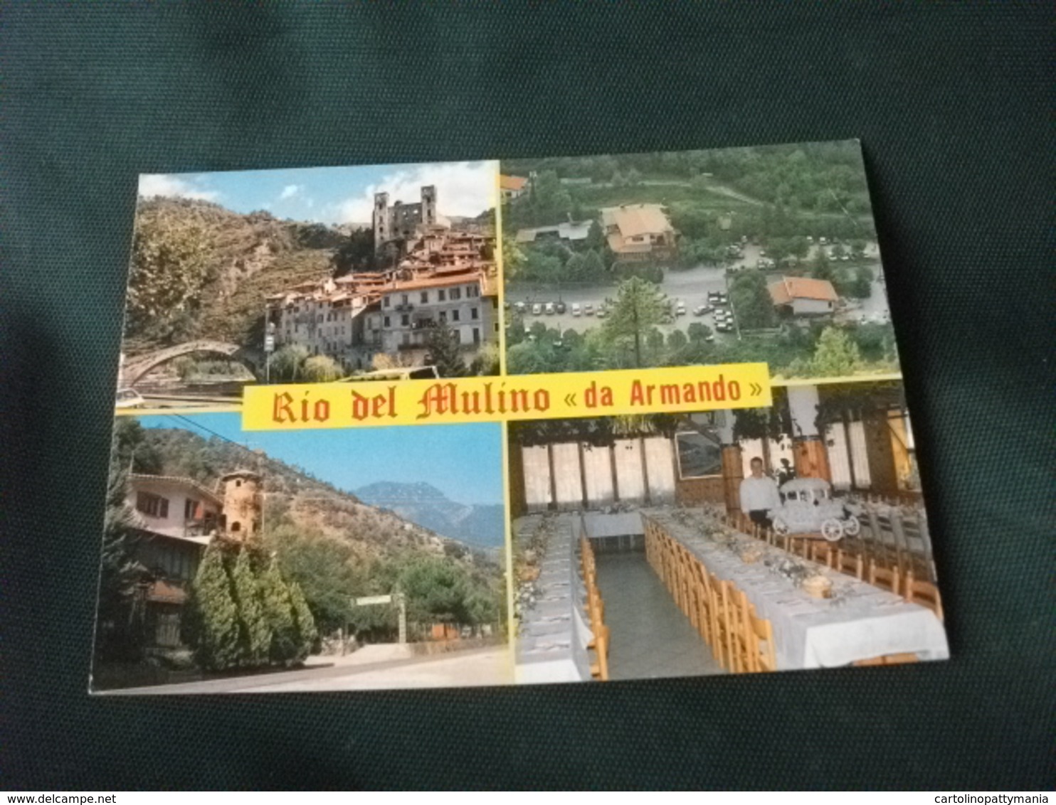 RISTORANTE RIO DEL MULINO DA ARMANDO DOLCEACQUA IMPERIA LIGURIA  VEDUTE PIEGHE - Alberghi & Ristoranti