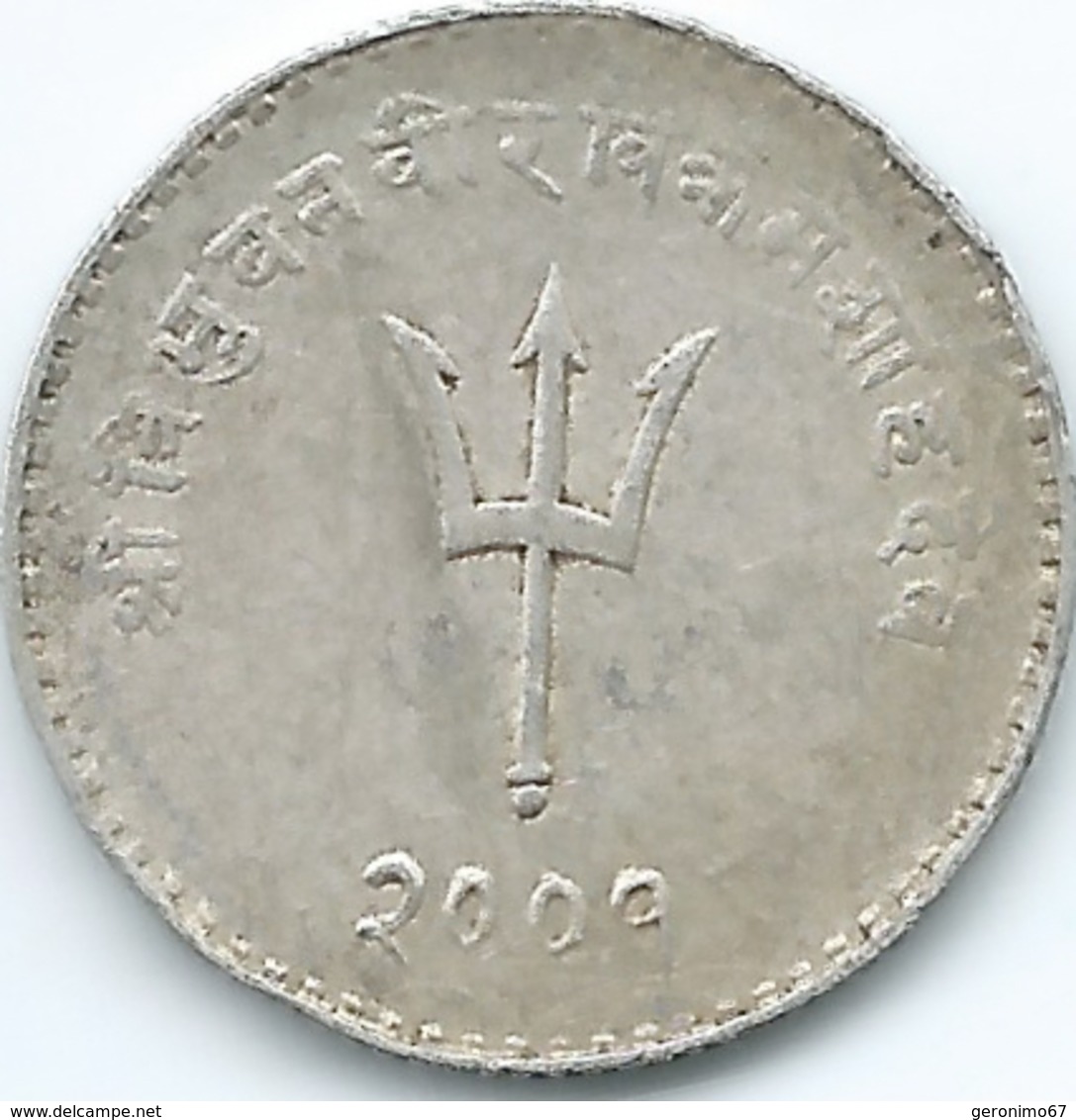 Nepal - Tribhuvana - VS2001 (1944) - 20 Paisa - KM714 - Nepal