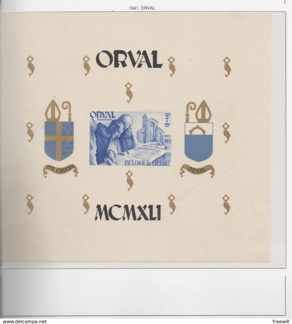 L'abbaye D' Orval-Abdij Van Orval - Unused Stamps