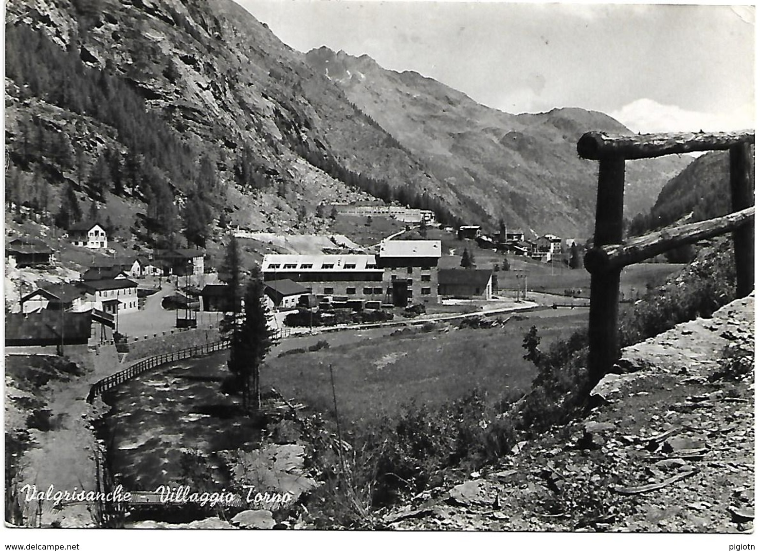 AO173 - VALGRISANCHE - VILLAGGIO TORNO - AOSTA - F.G. - VIAGGIATA 1956 - Altri & Non Classificati