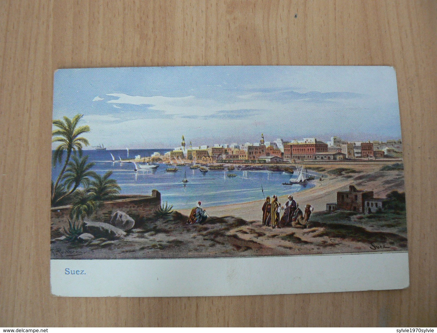 CARTE POSTALE  EGYPTE / SUEZ    VOYAGEE - Suez