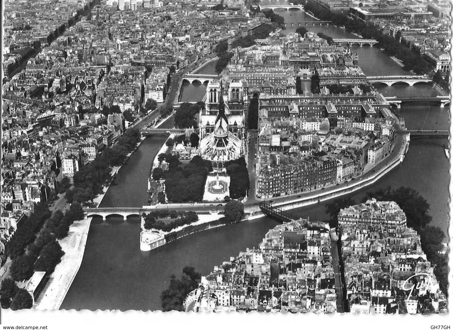 CPA PARIS -île De La Cité 1961 - Multi-vues, Vues Panoramiques