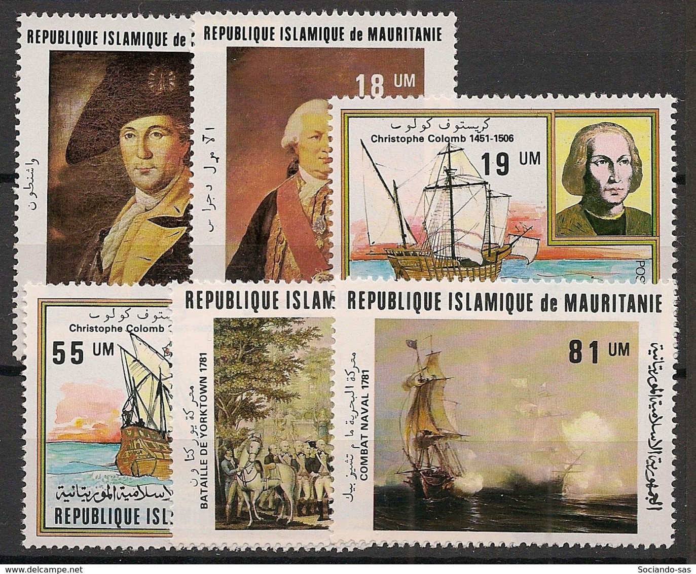 Mauritanie - 1981 - N°Yv. 483 à 488 - Histoire - Neuf Luxe ** / MNH / Postfrisch - Mauritania (1960-...)