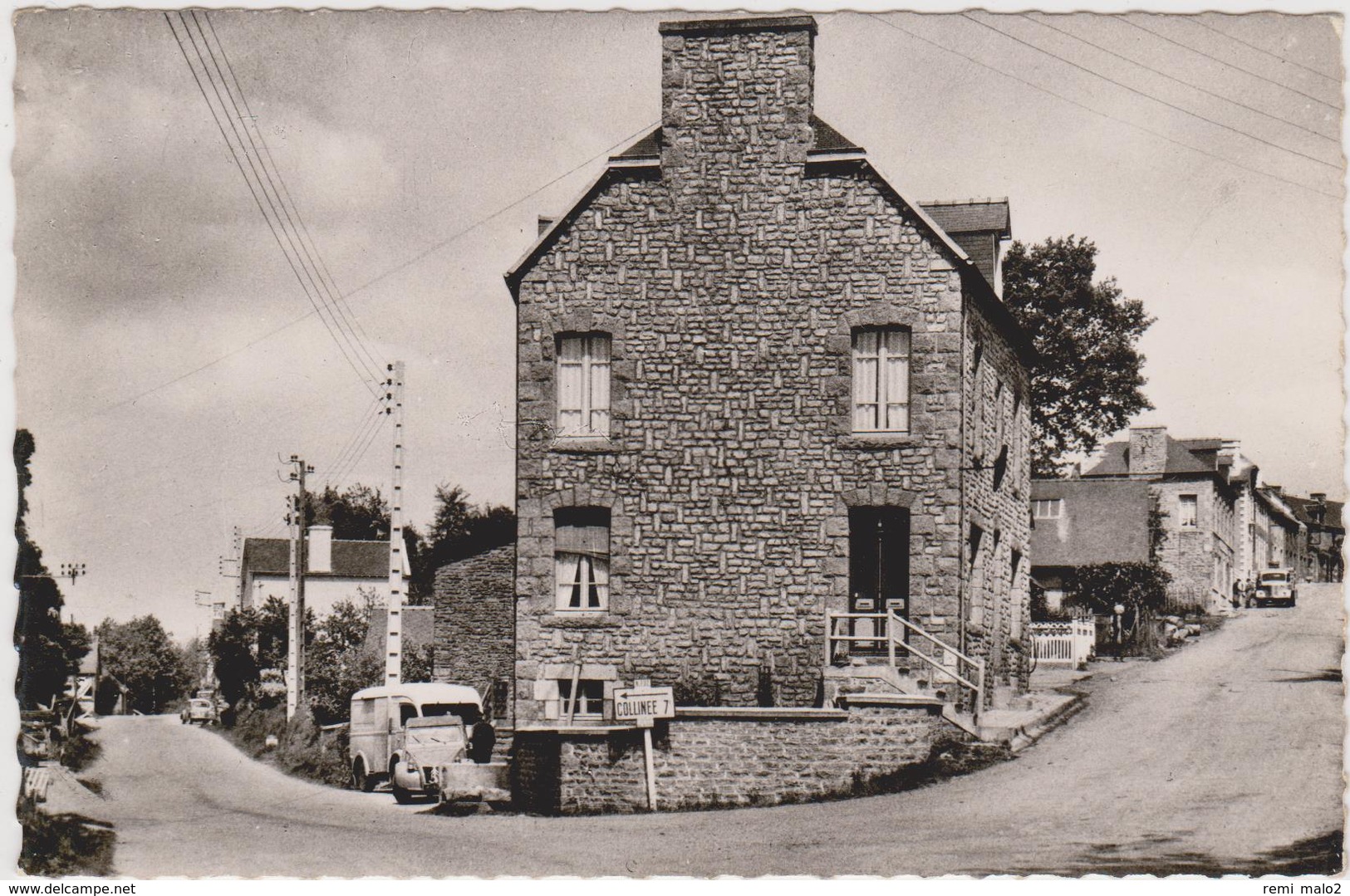 CARTE POSTALE   SAINT GILLES DU MENE 22  Arrivée Vue De La Route De Plémet - Autres & Non Classés