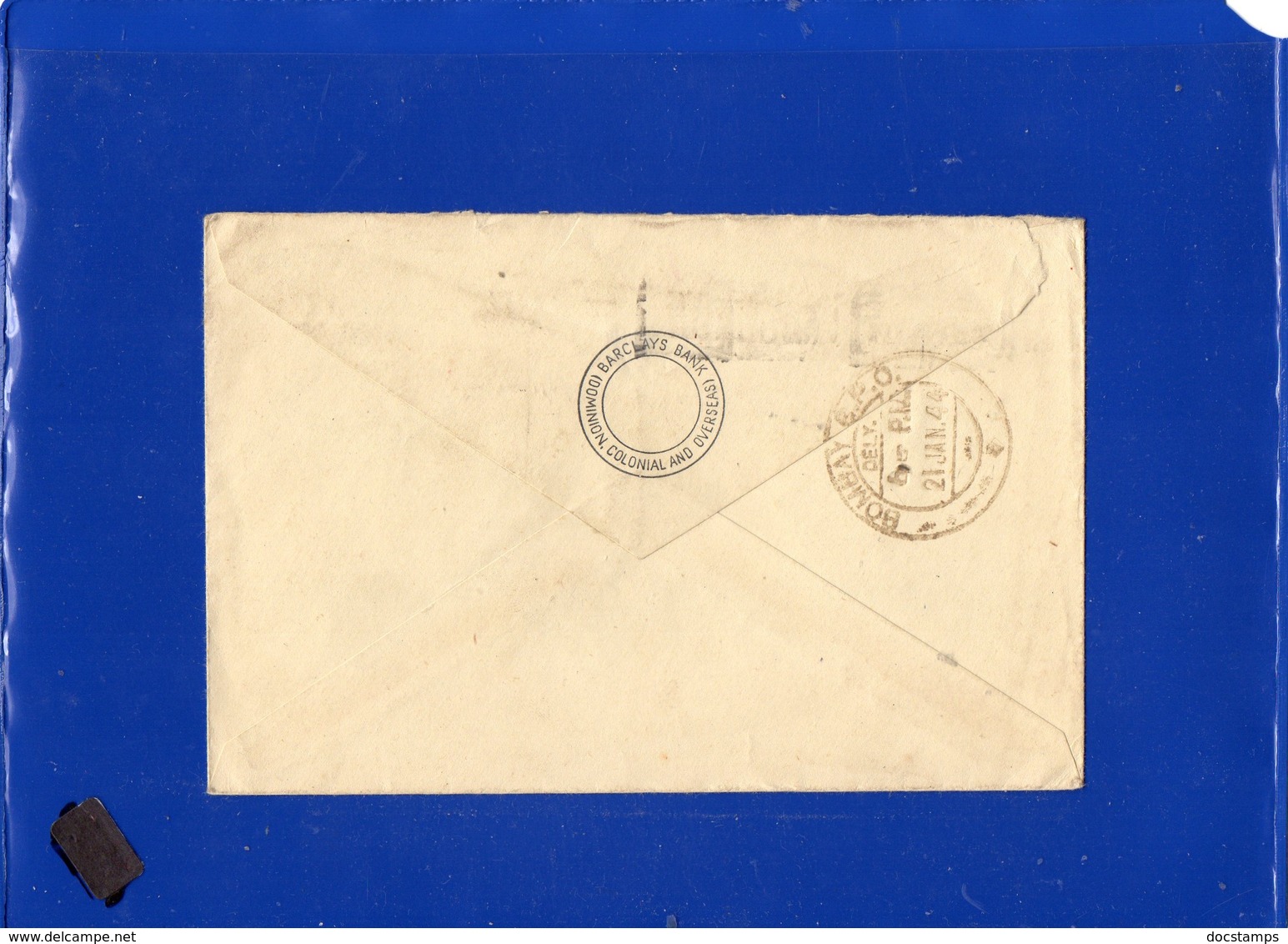 ##(DAN197)-Postal History-Southern Rhodesia 1943- Cover To Bombay-India, C.4 Tax Mark - Rhodésie Du Sud (...-1964)