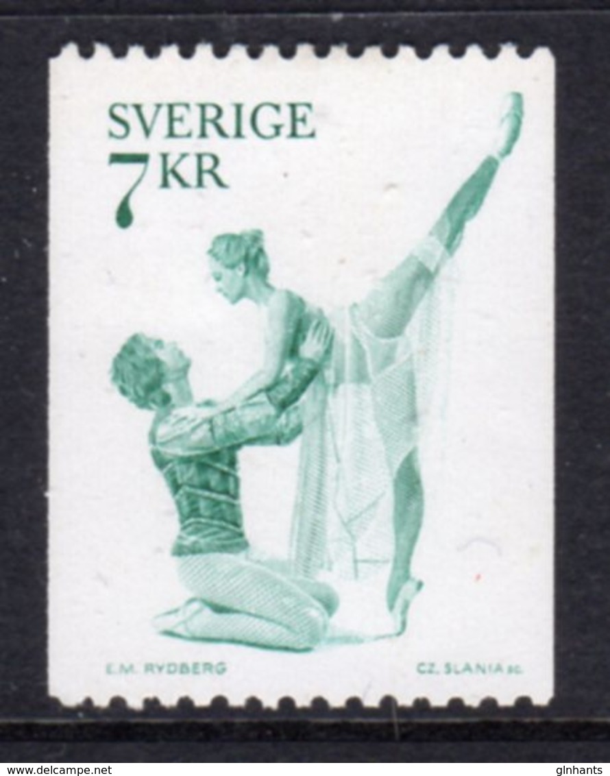 SWEDEN - 1975 BALLET DANCERS 7kr STAMP FINE MNH ** SG 850 - Unused Stamps