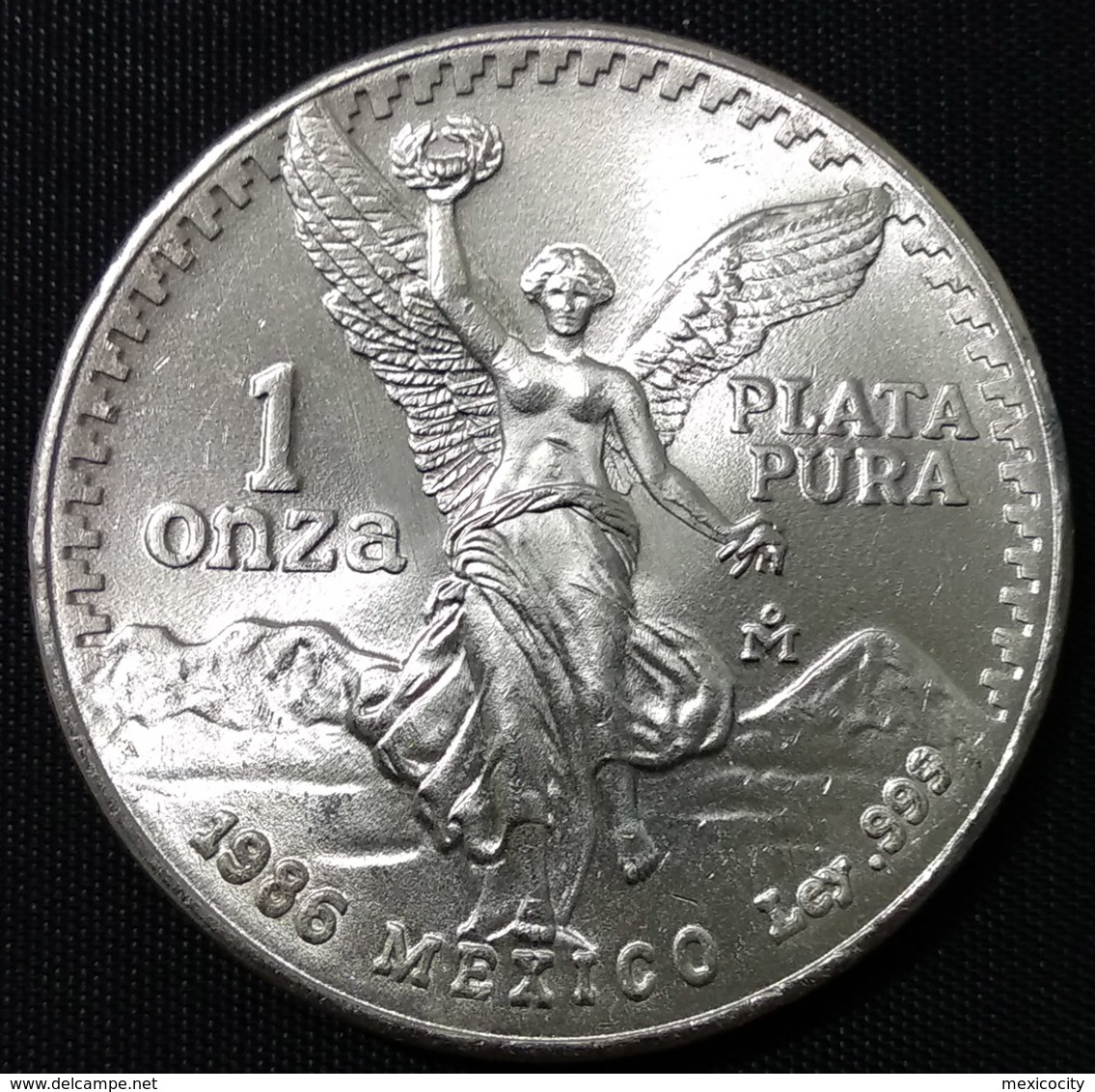 MEXICO 1986 LIBERTAD SILVER Ounce Piece, See Images, Very Nice Issue, Bargain Priced - Mexico